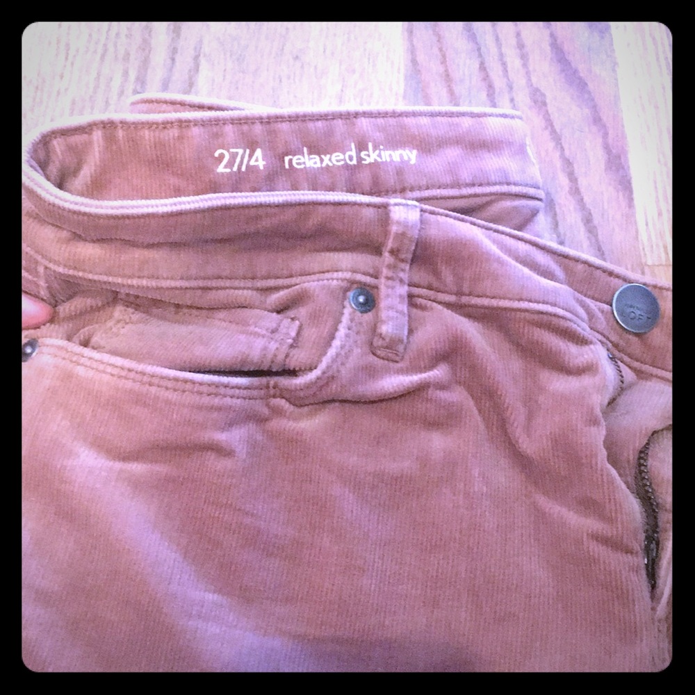 LOFT corduroy relaxed skinny pants